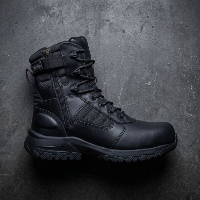 Botas de intervenção com biqueira e 2 fechos de correr Lynx Plus 8.0 - Preto - Magnum