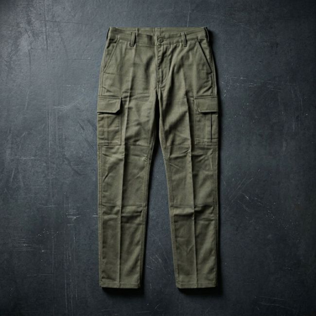 Pantaloni mimetici M64 in raso - Kaki - CityGuard