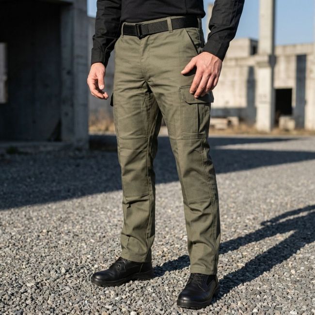 Spodnie bojowe M64 satynowe - Khaki - CityGuard
