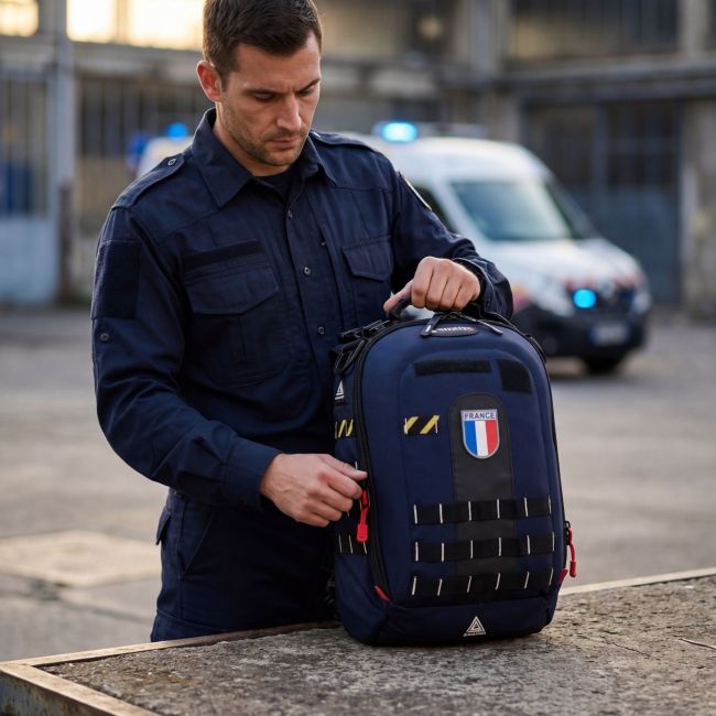 Sac à dos coqué MATT 19L - Bleu Nuit - Dimatex