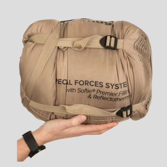 Śpiwór mumia Special Forces 1+2 (-20° do -15° i +) - Tan - Snugpak