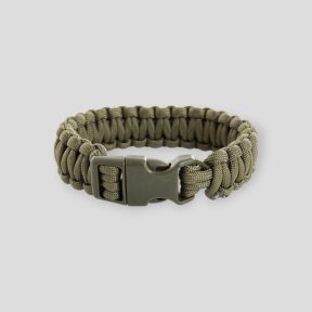 Bransoletka paracord 22 mm - Khaki - Ares