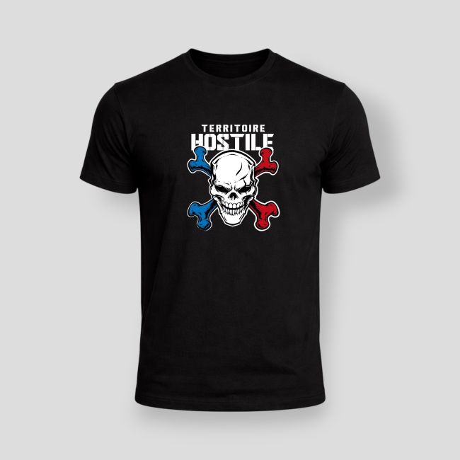 Camiseta diseño Territoire Hostile - Negro - OPEX