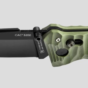 Canivete C.A.C.® s200 liso cabo g10 toxificado - Caqui - TB Outdoor