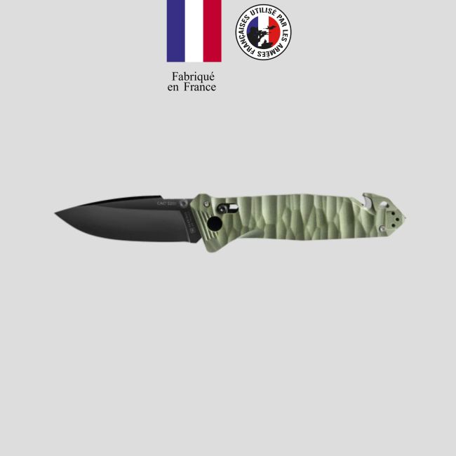 Cuchillo C.A.C.® s200 liso mango g10 toxificado - Kaki - TB Outdoor