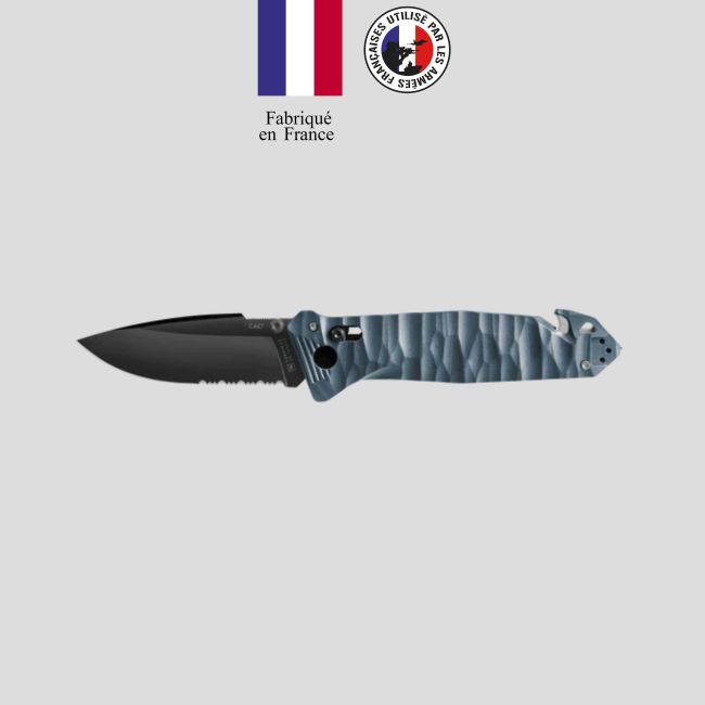 Mes C.A.C.® s200 serration heft g10 toxifié - Leisteen - TB Outdoor