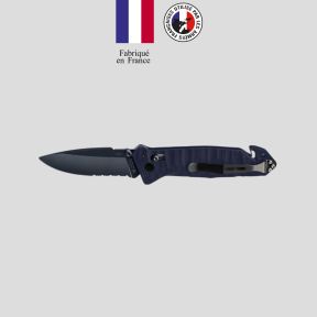 Cuchillo C.A.C.® s200 edición azul (hoja azul) caja técnica + funda + tenedor punta redonda - TB Outdoor