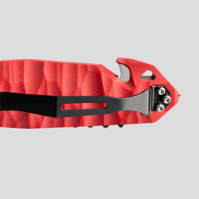 Messer C.A.C.® Serration Griff toxifié pa6 - Rot - TB Outdoor