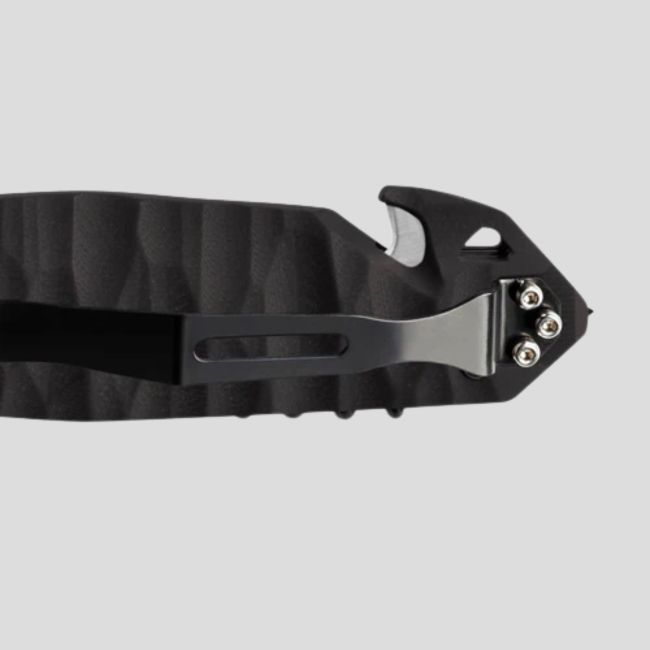 Cuchillo C.A.C.® serration mango toxificado pa6 - Negro - TB Outdoor
