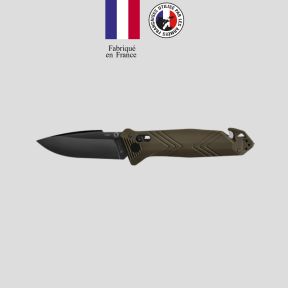 Cuchillo C.A.C.® (hoja lisa) mango pa6 - Caqui - TB Outdoor