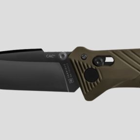 Faca C.A.C.® (lâmina lisa) cabo pa6 - Kaki - TB Outdoor