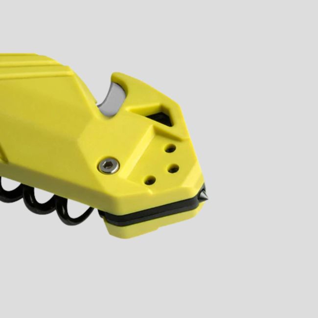 Cuchillo C.A.C.® (hoja lisa) mango pa6 - Amarillo fluorescente - TB Outdoor