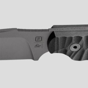 Messer Commandeur G10 + Kydex-Scheide - Schwarz toxifiziert - TB Outdoor