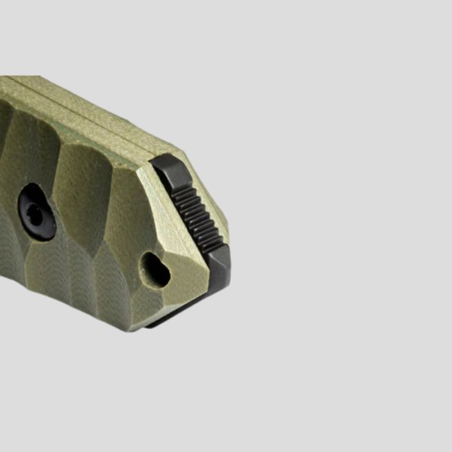 Nóż Le Maraudeur G10 toxifie (gładka krawędź) + etui kydex bez mocowania molle - Khaki - TB Outdoor