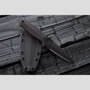 Faca Protecteur + estojo Kydex sem fixação MOLLE - Preto - TB Outdoor
