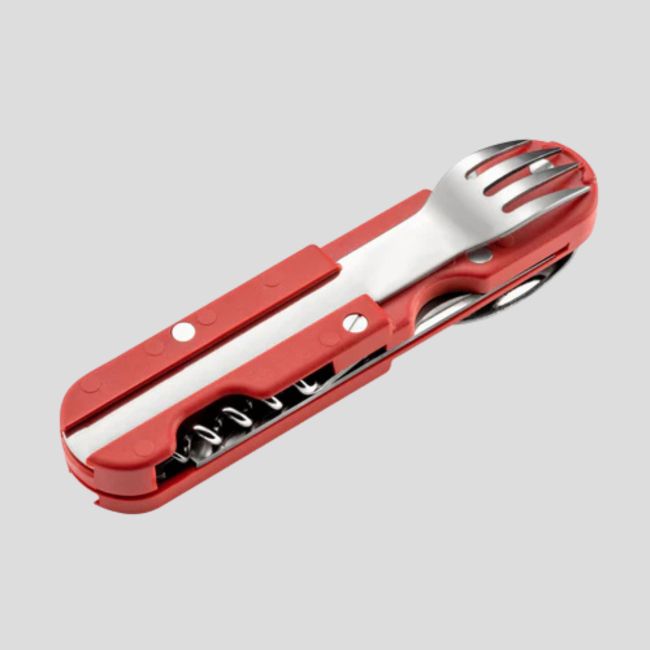 Multifunctioneel zakmes Bivouac® - Rood - TB Outdoor