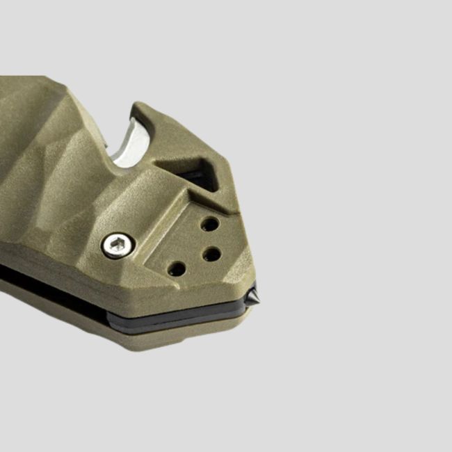 Zakmes C.A.C.® (glad lemmet) - Olijfgroen - TB Outdoor