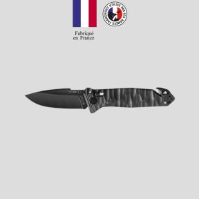 Taschenmesser C.A.C.® (glatte Klinge) - Schwarz - TB Outdoor