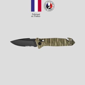 Zakmes C.A.C.® S200 (gekarteld lemmet) - Olijfgroen - TB Outdoor