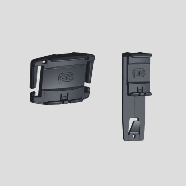 Platines MOLLE Adapt pour montage d'une lampe frontale Aria sur un système de fixation M.O.L.L.E - Petzl