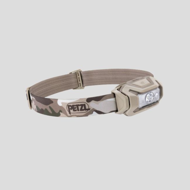 Ładowalna latarka czołowa Aria 1R (375 lumenów) - Camo - Petzl