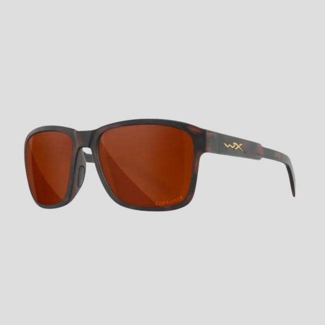 Occhiali da sole Trek (lenti polarizzate Rame) - Marrone Screziato - Wiley X
