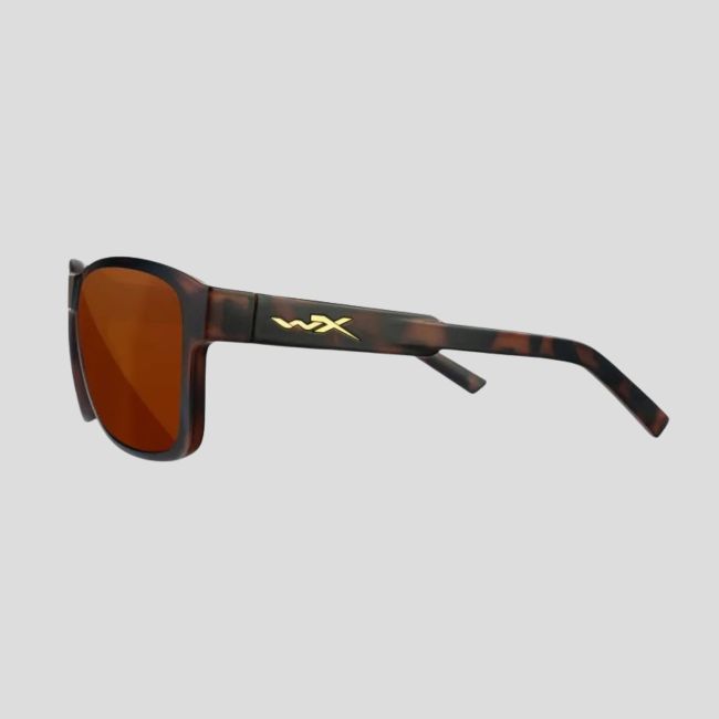 Lunettes de soleil Trek (verres polarisés Cuivrés) - Marron Tacheté - Wiley X