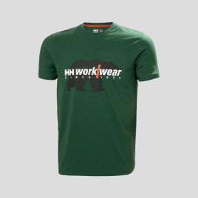 T-shirt hhww graphic dark orange uomo - Helly Hansen Workwear