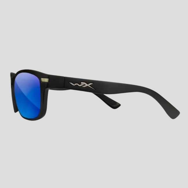 Lunettes de soleil Helix (verres Captivate™ polarisés et miroirs Bleus) - Noir - Wiley X