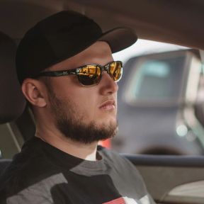 Lunettes de soleil Helix (verres Captivate™ polarisés et miroirs Bronzés) - Noir/Gris Clair Transparent - Wiley X