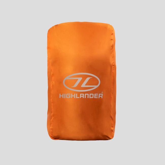 Wasserdichte Rucksackabdeckung Ducks 18 bis 30L - Orange - Highlander