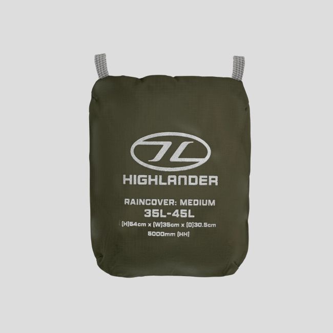 Capa impermeável para mochila Ducks 35 a 45L - Ranger Green - Highlander Forces