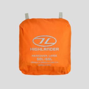 Wasserdichte Rucksackabdeckung Ducks 50 bis 65L - Orange - Highlander