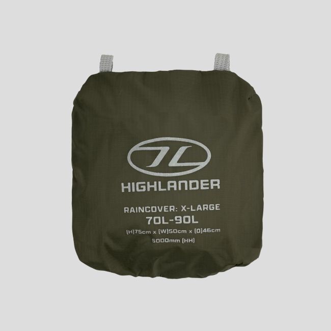 Waterdichte rugzakhoes Ducks 70 tot 90L - Ranger Green - Highlander