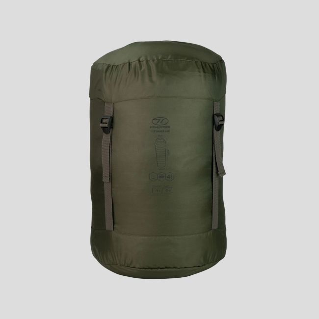 Sac de couchage momie Defender 450 (-7 à -1°C et +) - Vert Olive - Highlander