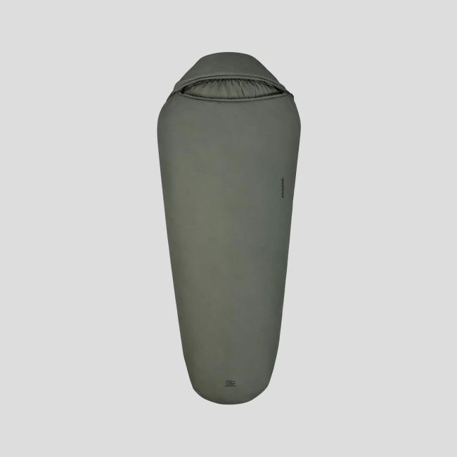 Śpiwór mumia Nite Shield 100 (10 do 14°C i +) - Zielony Oliwkowy - Highlander