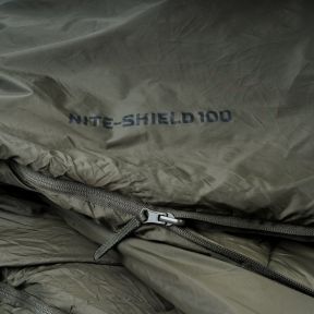 Mummieslaapzak Nite Shield 100 (10 tot 14°C en +) - Olijfgroen - Highlander