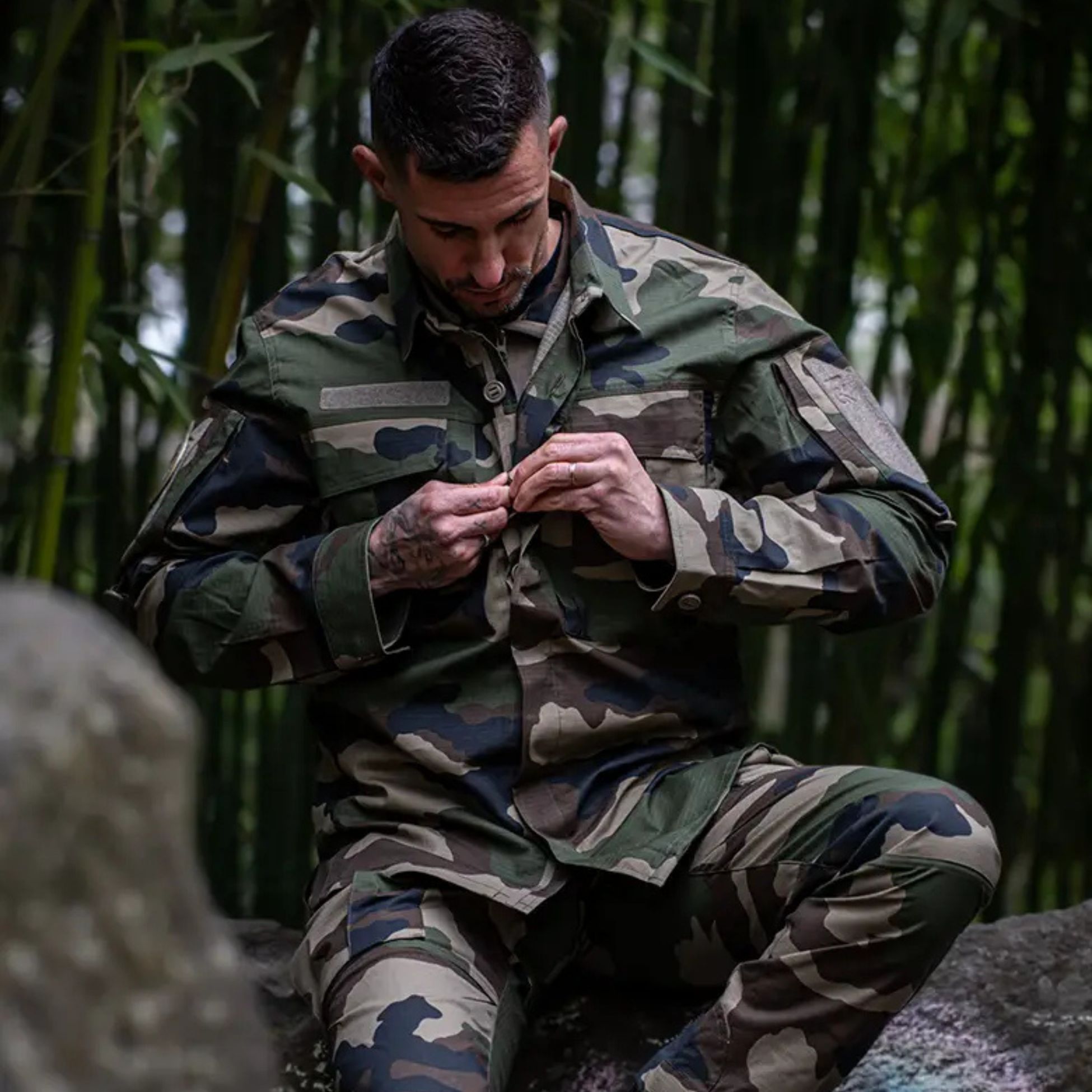 Chemise Tactique First Tactical Homme Taille L - Noir - Logo Brodé - NEUF