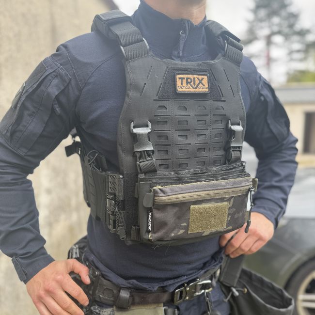 Fighter Ballistic Plate Carrier - Black - Trix Tactical