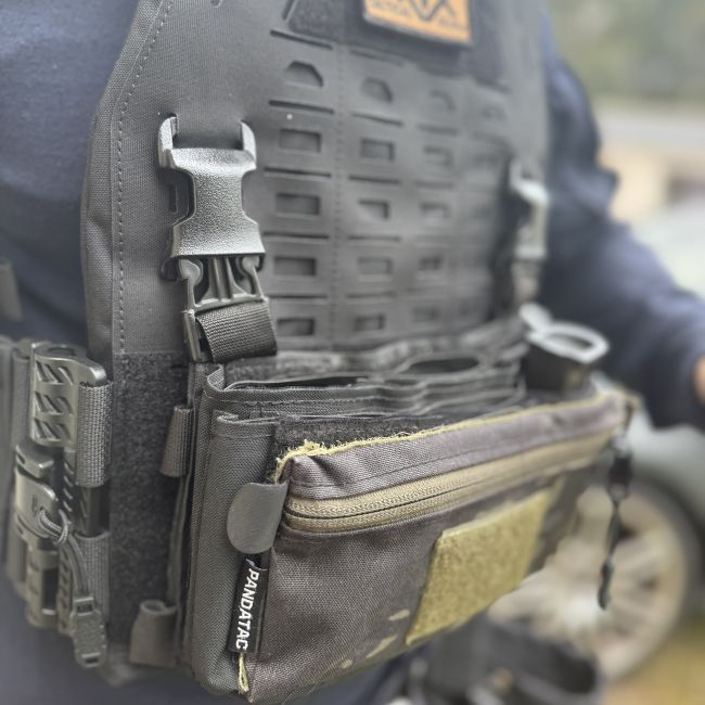 Porte-plaque balistique Fighter - Noir - Trix Tactical