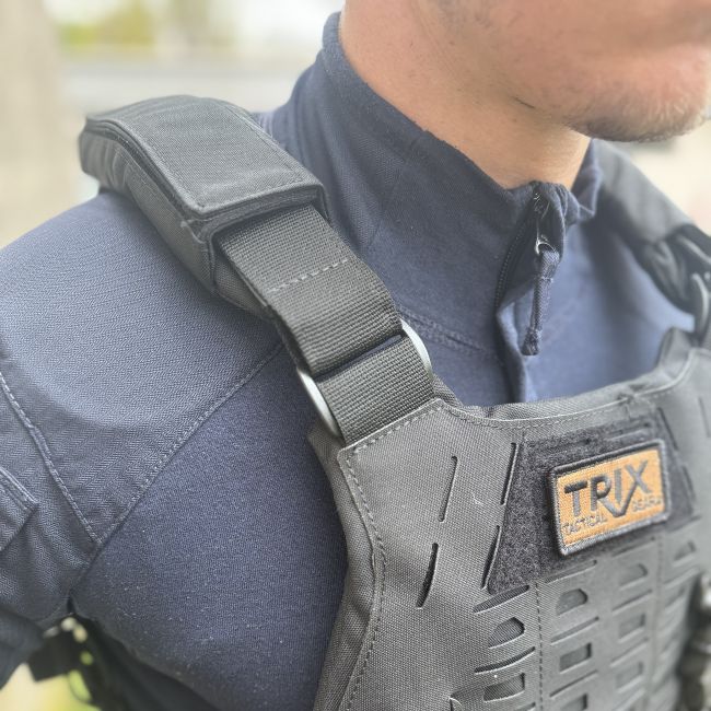 Porte-plaque balistique Fighter - Noir - Trix Tactical