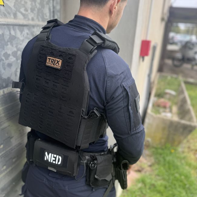 Porte-plaque balistique Fighter - Noir - Trix Tactical
