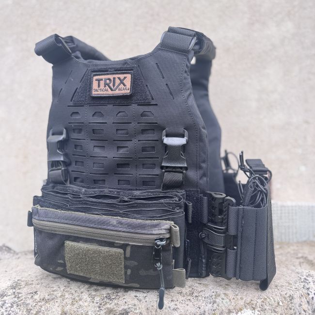 Porte-plaque balistique Fighter - Noir - Trix Tactical