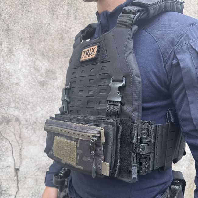 Fighter Ballistic Plate Carrier - Black - Trix Tactical