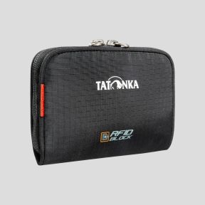 Cartera con bloqueador RFID - 19x9x2cm - Negro - Tatonka