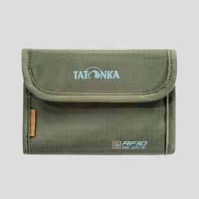Portefeuille met klittenband flap RFID block - Olijf - Tatonka