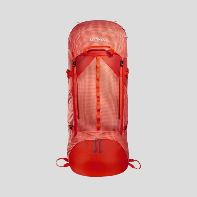 Mochila Mujer Yukon Recco 60L+10L - Rojo Naranja - Tatonka