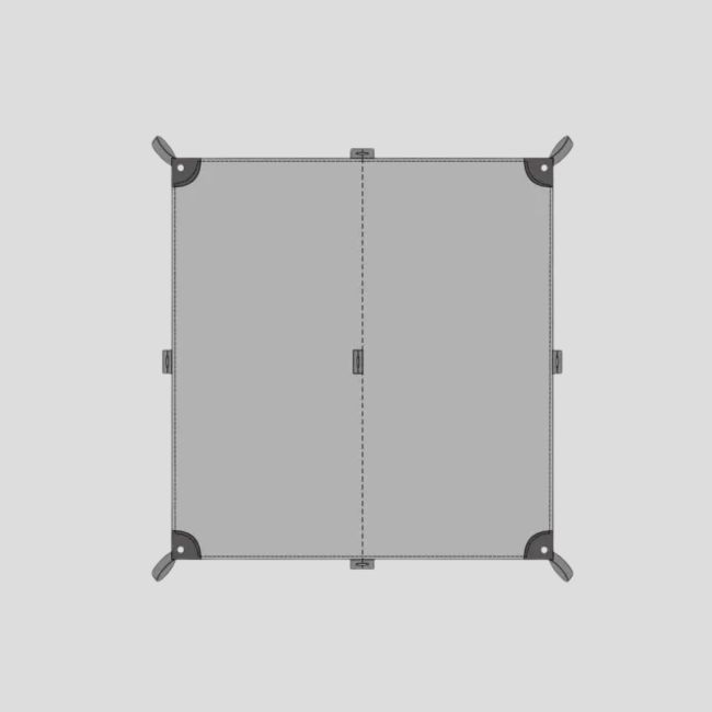 Tarp TARP 2 - TOILE POLYESTER 285 x 300 cm- COULEURS ASSORTIES - Tatonka