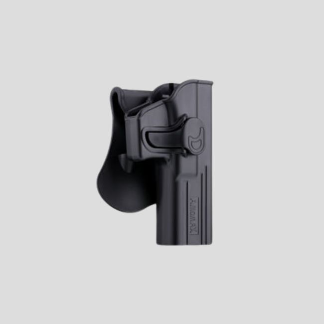 Rigide polymeer holster AM-MPG2 voor S&W M&P9 - Zwart - Amomax