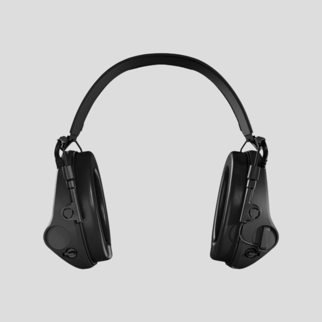 Gehörschutz-Headset mit schwarzem Leder-Kopfbügel Suprême T2 (SNR: 29dB) - Schwarz - MSA Sordin